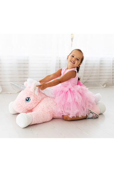 Fancy Marshmallow unicorn plush toy, 97cm