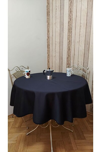 gonk Lüks Fonluk Kumaştan Mamul,dertsiz,fiskos,yemek Masası Örtüsü .çap 150 Cm.
