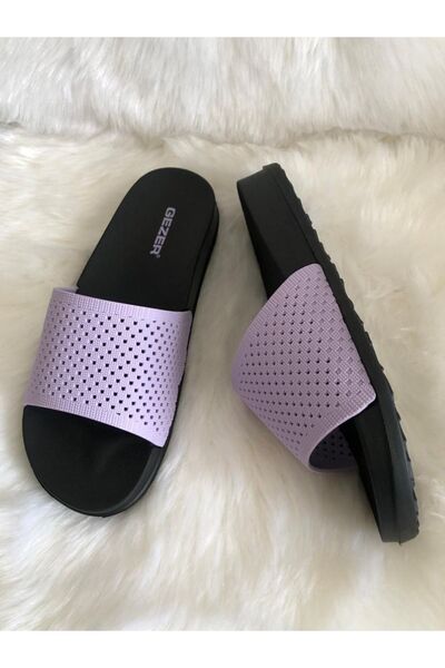 GEZER Anatomik Taban Yumuşak Plastik Ekstra Hafif Kadın Havuz Deniz Plaj Ev Ve Sokak Terliği Eva