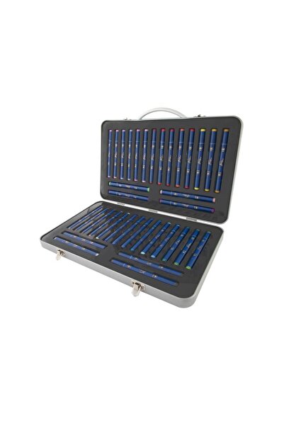 Nassau fine art Set 36 markere colorate in cutie de metal