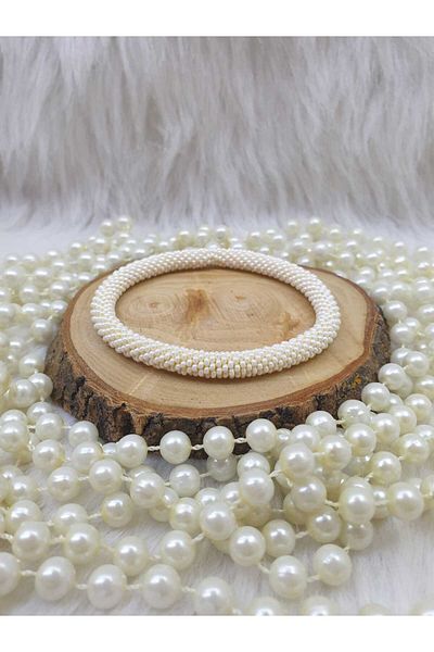HAPPY HANDMADE (19.5 cm) Pearl Looking Prison Business Bracelet