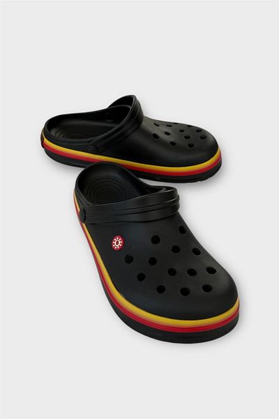 Liger Unisex Lightweight Sabo Slippers - Black |   Yellow