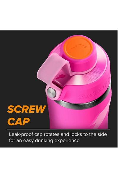 GATORADE Overtime Stainless Steel Bottle with Screw Cap 650 ml