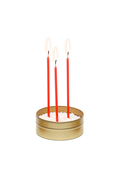 Trilya 100 adet Dilek Mumu ve Mumluk Seti