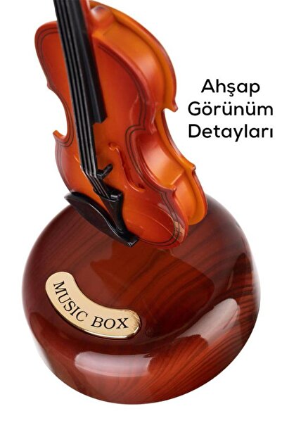 MUJGAN Hareketli Keman Müzik Kutusu