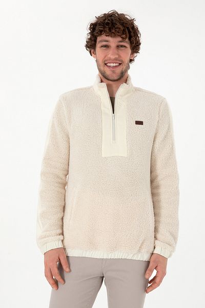 U.S. Polo Assn. Men's Cream Sweatshirt 50295822 -Vr071