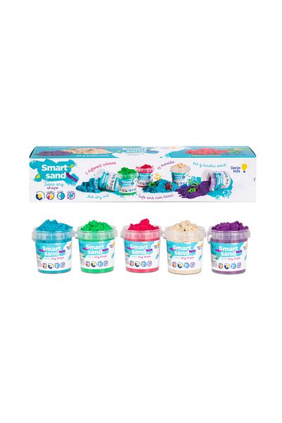 Fancy Kinetic Genio Kids 5 colours kinetic sand set 5 colours 750 g