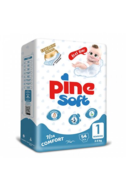 Pine Scutece Pine Soft, nr.1, Unisex, 2-5 kg, 54 buc