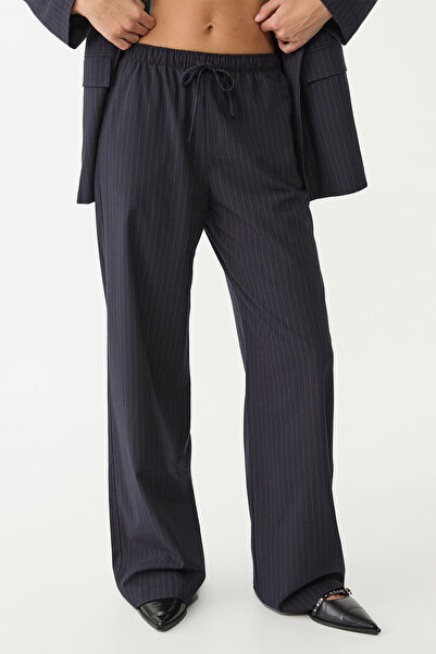 Stradivarius Flowing striped trousers