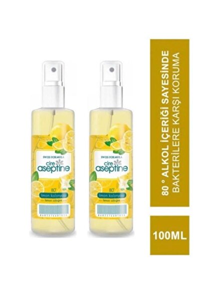 CIRE ASEPTINE 2 Adet Limon Kolonyası 100 ml Sprey