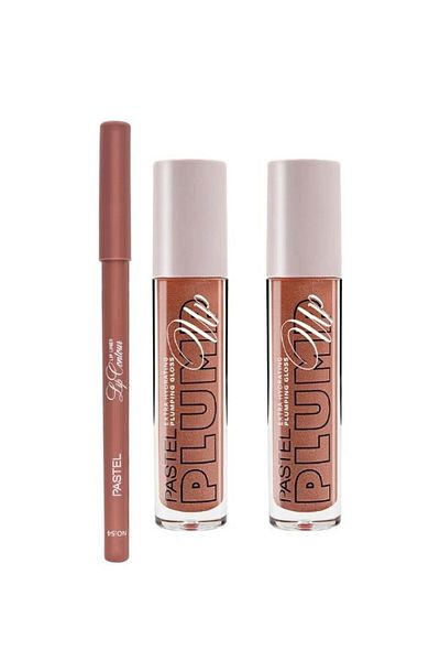 Pastel Profeshional Plumping Gloss 202X2 Lip Contour and Liner Pieces