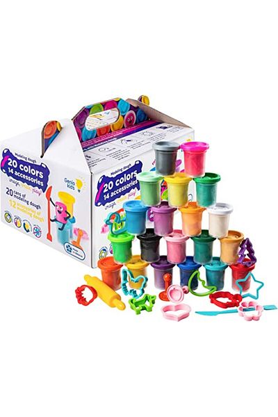 Fancy Plasticine set Genio Kids 1.4 kg. 20 colours and 14 accessories