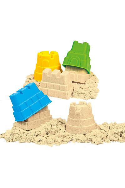 Fancy Kinetic sand set Genio Kids fairytale castle, 1 kg