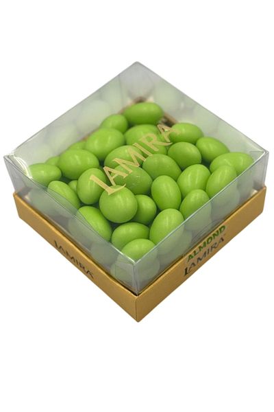 LAMİRA Lamira Green Colored Milk Chocolate Covered Almond Dragee 250g