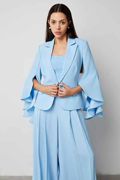 femi9 ruffled cuffs jacket