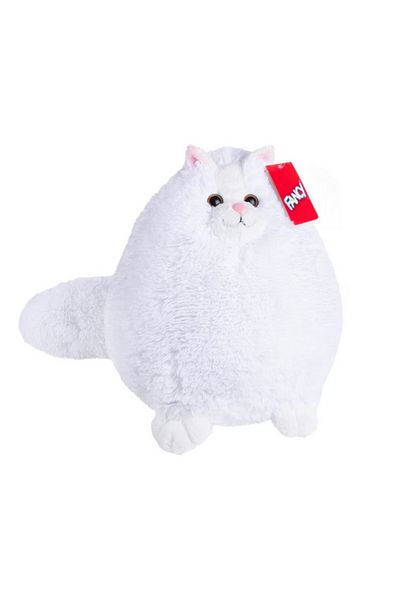 Fancy Soft plush toy white cat, cat, 28 cm
