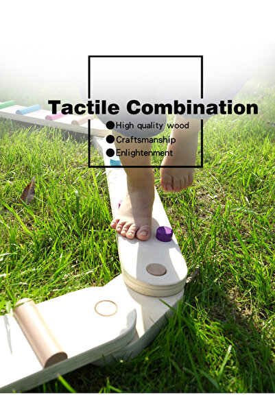 Ma Baby 6 PCS Toddler Wooden Balance Boards, Montessori Balance Beam for Kids Development