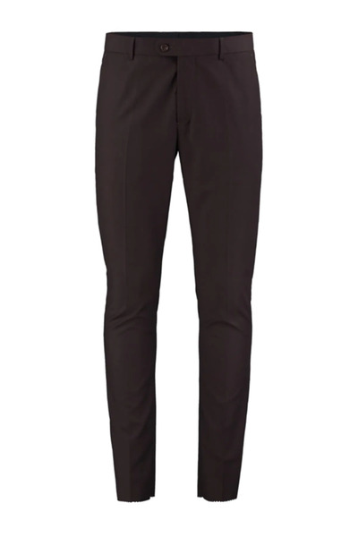 Pierre Cassi Brown Men's Slim Fit Ironing Trousers