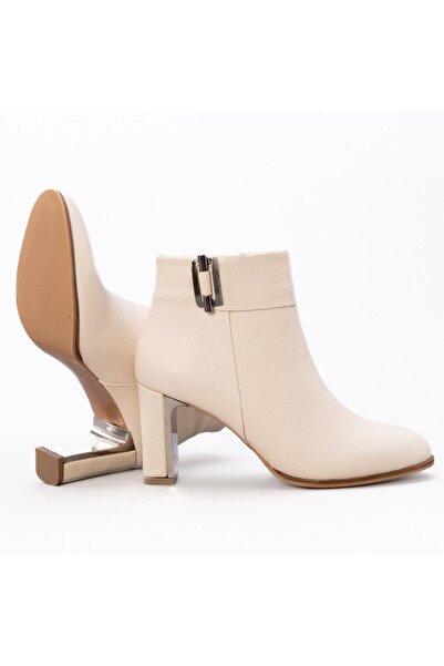 Gusse Hermia Women's Khaki Leather Boots K312