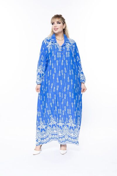 mervemoda жіноча сукня з довгим рукавом плюс розмір ткане літнє плаття з довгим рукавом