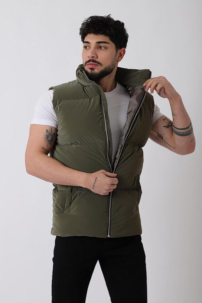 Stilkombin Stand Collar Iron Zipper Nova Vest Vks_60325