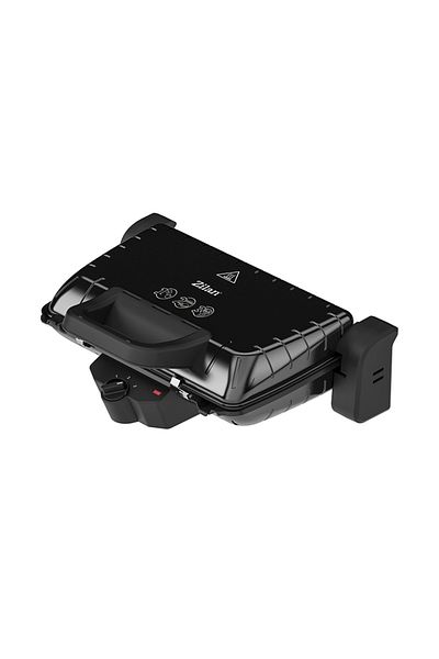 Zilan Sandwich-maker and Grill Zilan ZLN 4021, Negru/Inox1600W, Placi antiaderente,