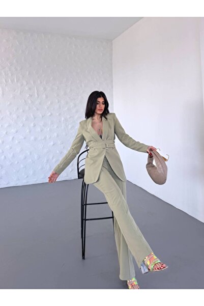 ZF BUTİK Set premium pentru femei cu detaliu curea dublă