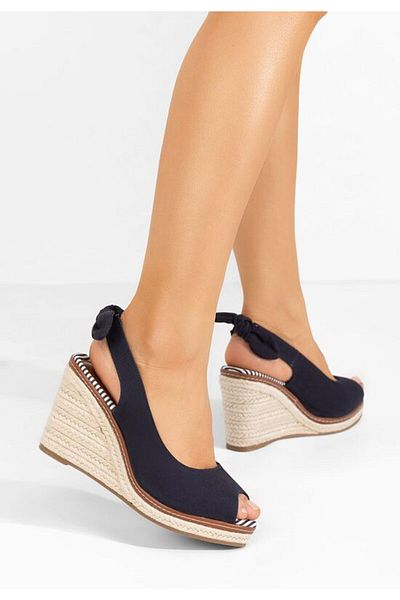 B T Shoes Sandale cu platforma Ashly navy