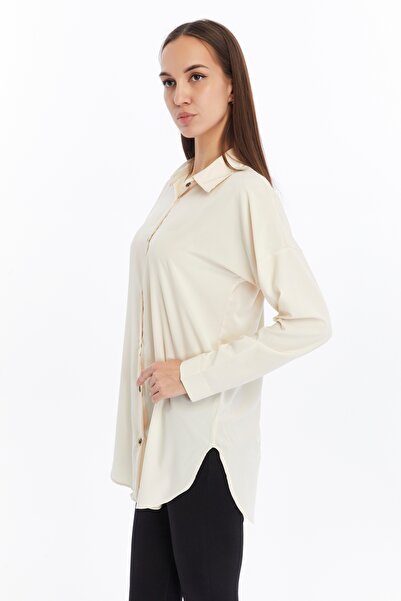 CNR TEKSTİL Women Oversize Shirt