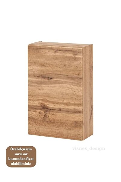 VISNES Banyo Dolabı Tek Kapaklı Dolap Mutfak Banyo Çok Amaçlı Dolap