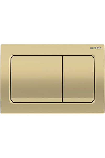 Geberit Kumanda Kapağı, Alpha30, Çift Basmalı, Pirinç, 115.055.QE.1