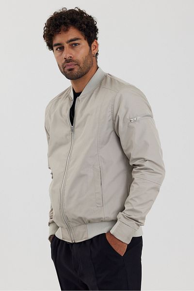 İLKCET MODA Unisex Premium Regular Bomber Jacket