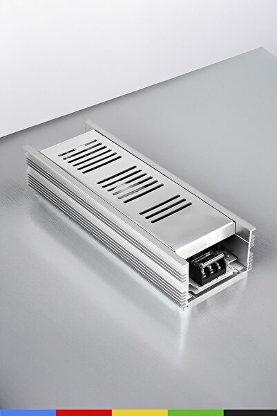 CSled 12V 40Amper 480 Watt Metal Dar Kasa Fansız Adaptör – Sessiz ve Güçlü Güç Kaynağı