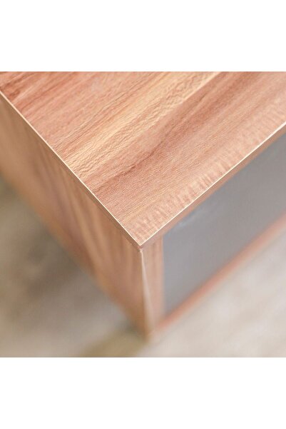 Danube Home Elio TV Unit for TVs upto 32 Inches with Storage - Cherry/Dark Grey L120xW40xH49cm