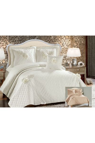 ZADA HOME Lacy Bedspread (4 Pieces) Double Dowry King Size