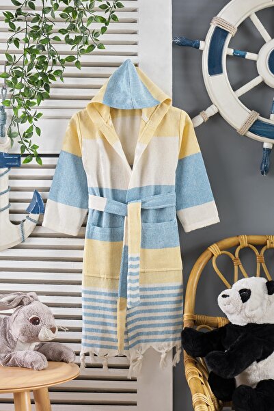 BebeSoft روب حمام جاكار للأطفال (100% قطن)