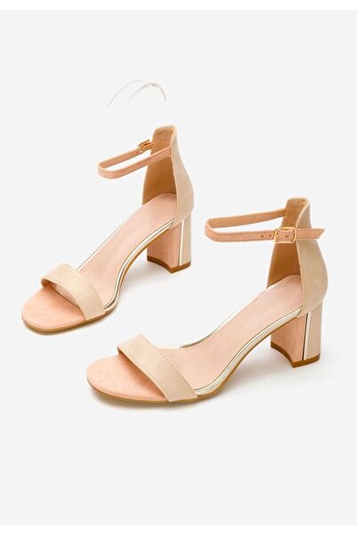 B T Shoes Sandals with a thick heel Lucynda V2 beige
