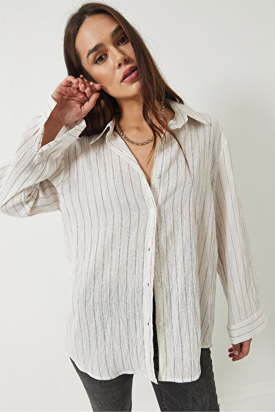 Bianco Lucci Női digitális csíkos oversize alaping 4743 60261397