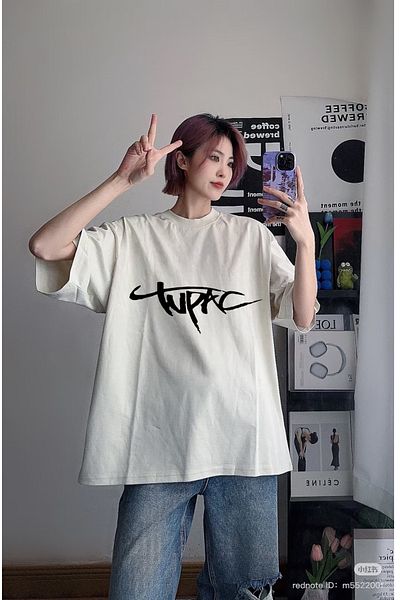 Minga London 2PAC Ειδικά Σχεδιασμένο New Season Zero / Πίσω Μακρύ Λευκό (T-shirt) - Mingalondon
