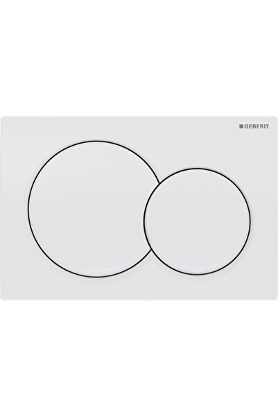 Geberit Kumanda Kapağı, Alpha01, Çift Basmalı, Beyaz, 115.035.11.1