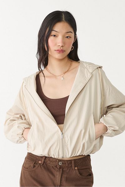 Stradivarius Balloon fit hooded jacket