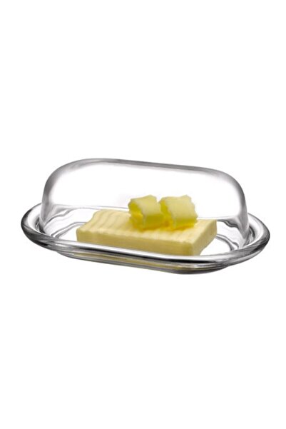 Paşabahçe 98402 حاوية جبنة زجاجية أساسية مع غطاء 2 قطعة