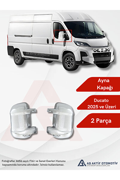 as aktif otomotiv oto krom aksesuarları Fiat Ducato Van Ayna Kapağı 2 Parça 2...