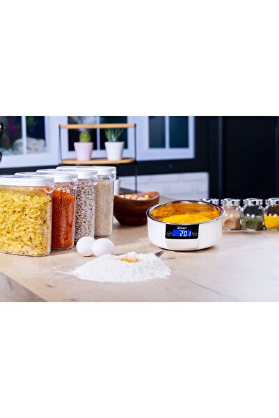 Zilan Ζυγαριά τροφίμων ZLN2977 Λευκή, ψηφιακή οθόνη, μπολ 900ml, μέγιστη χωρητικότητα 5 kg