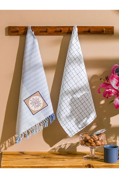 LC Waikiki Lcw Embroidered Drying Cloth 2 Pack 40X50 cm
