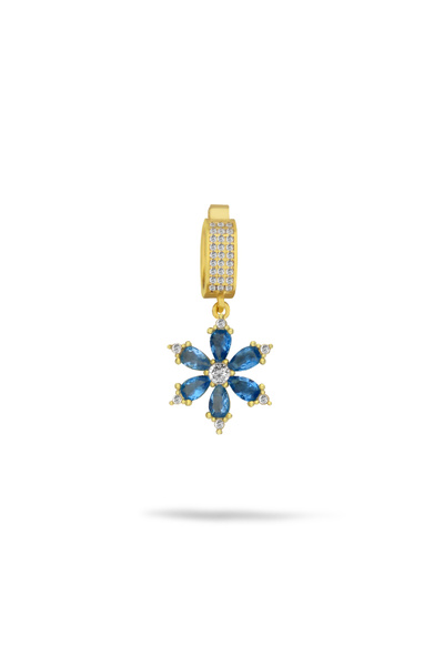 Silveranka 925 Ayar Gümüş Kamelya Çiçeği Charm