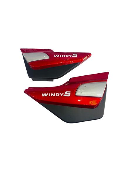 bardakcı bike Kanuni Windy - S 125 Yan Kapak Kırmızı Takım