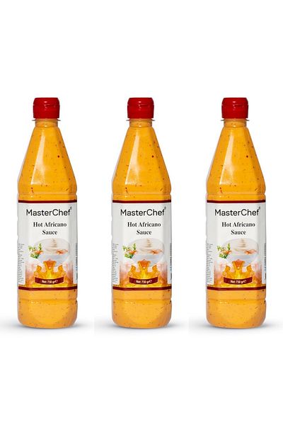 Masterchef 730 Gr Hot Africano Sauce - 12 Pieces