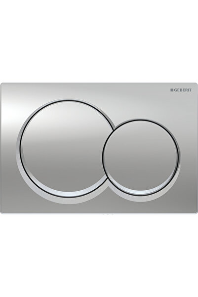 Geberit Kumanda Kapağı, Alpha01, Çift Basmalı, Parlak Krom, 115.035.21.1