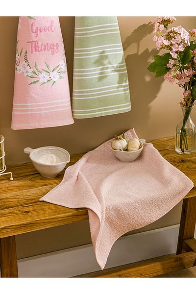 LC Waikiki Lcw Embroidered Drying Cloth 3 Pack 40X50 cm